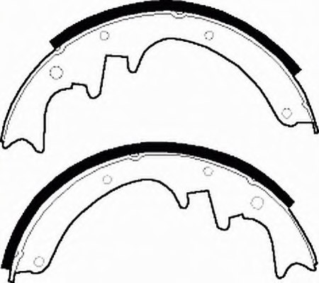 FERODO FSB429 Brake Shoe Set